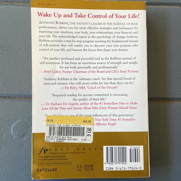 Awaken the giant within by Anthony Robbins - Picture 2 of 3